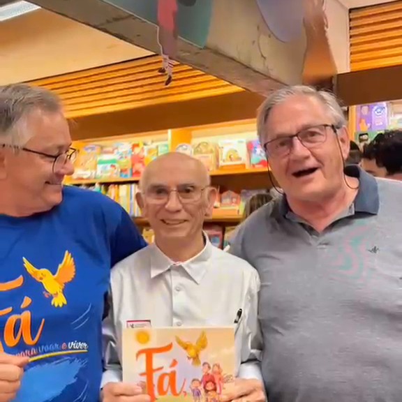 Amigos e leitores no lançamento