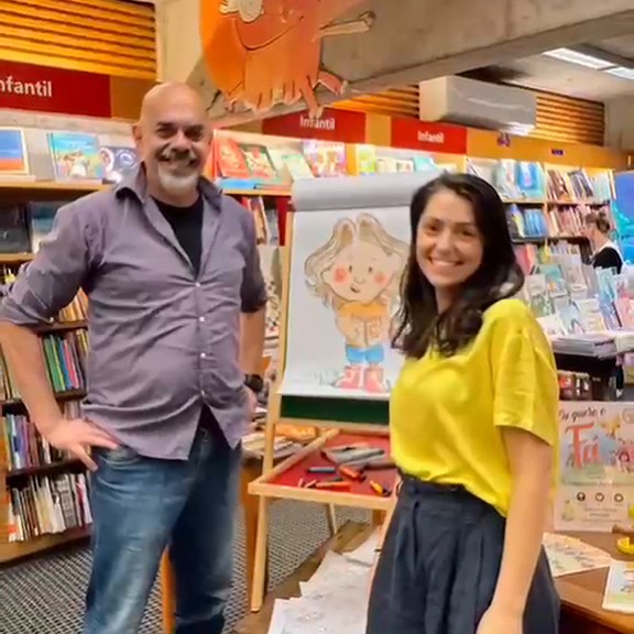 Momento do lançamento do Fá na Livraria da Vila